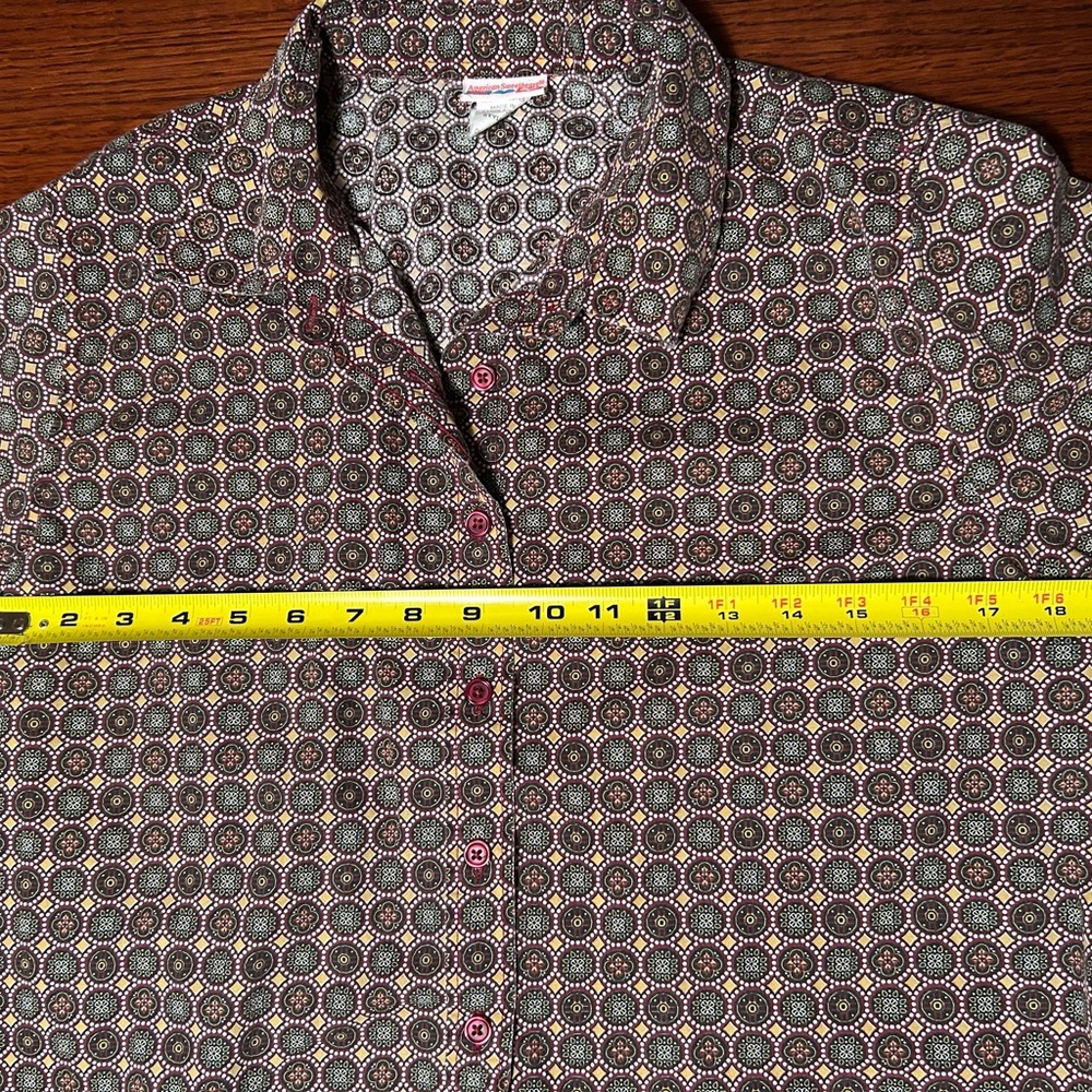 Chic Women's Patterned Button-Down Shirt - image 6